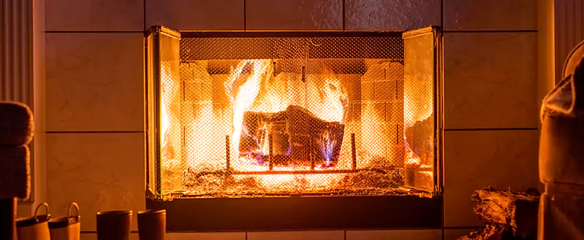 Mendota Hearth Landscape Fireplace Installation in Enterprise, Nevada