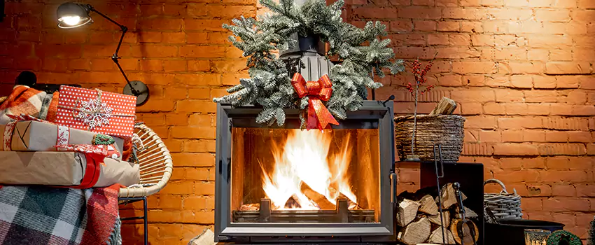 Travis Industries Linear Gas Fireplace Installation in Enterprise, Nevada